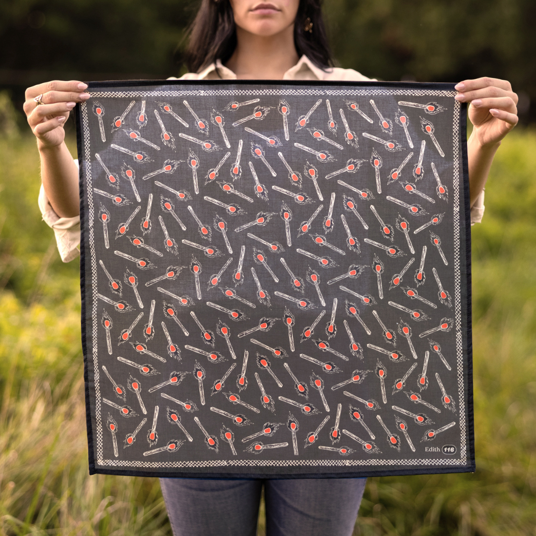 No. 116 Matchstick Edith Bandana