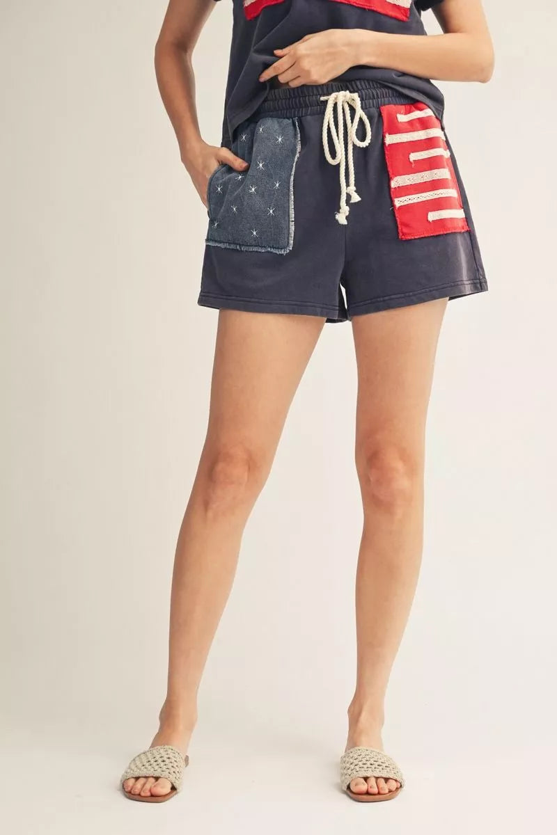 USA Navy Flag Shorts (part of a set)
