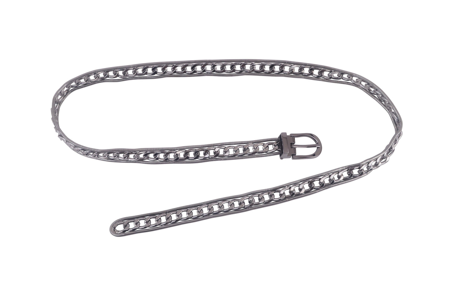 Gold Hardware with Buckle Chain Belt