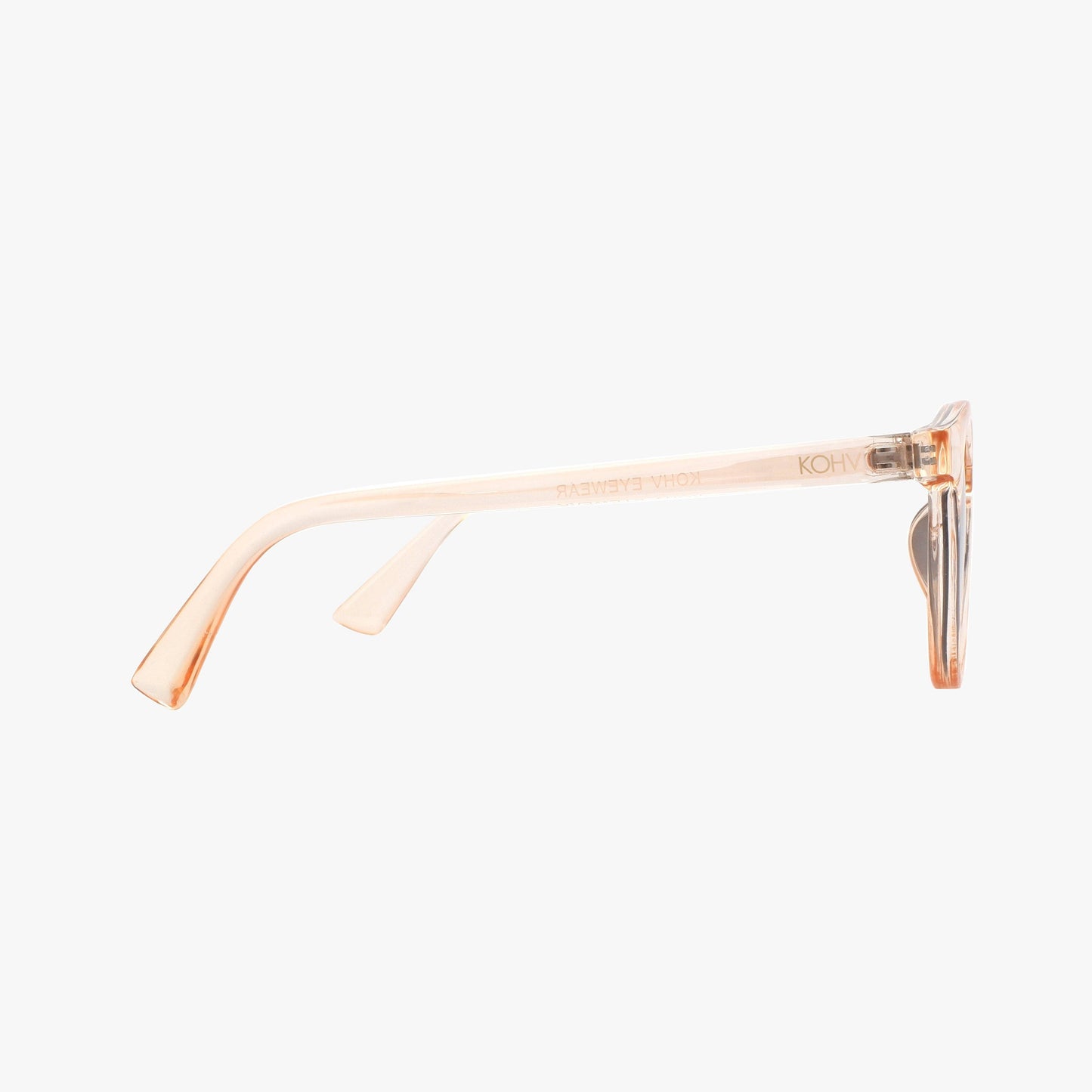 HERON BLUSH Polarized Round Fashion Sunglasses: Blush