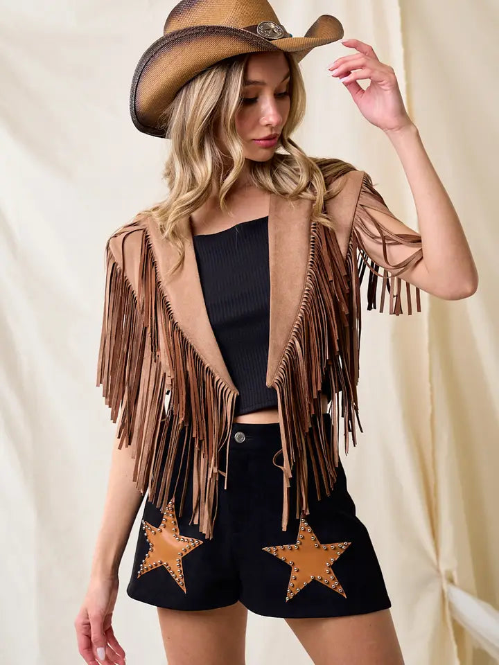 Tan Western Shrug