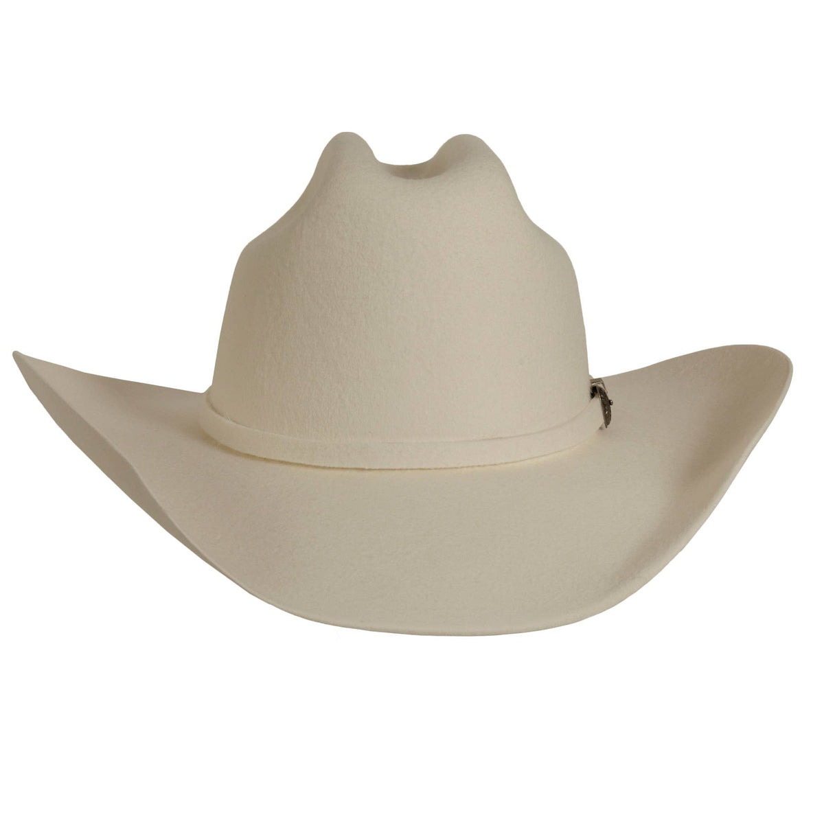 White Cattleman Wool Felt Western Cowboy Hat