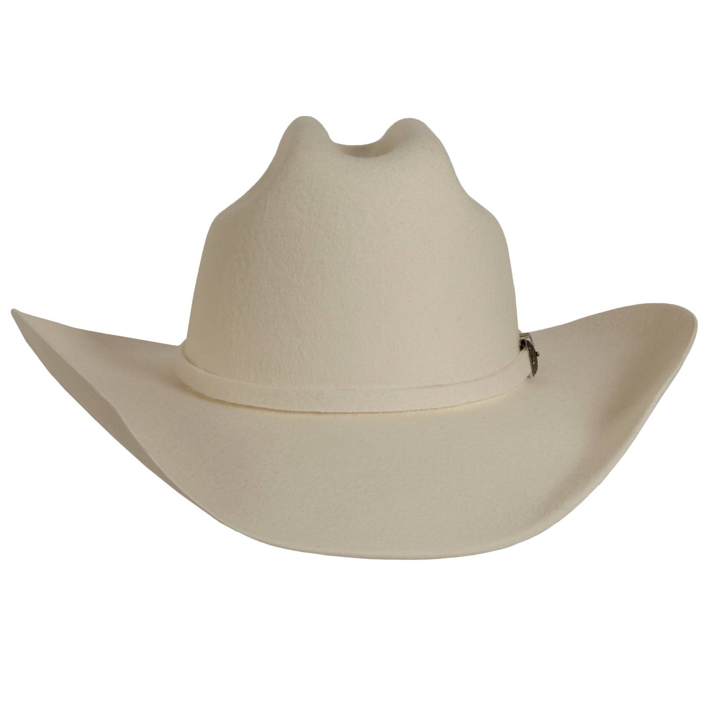 100% Wool Felt Western Cowboy Hat - Style Cattleman: Black / MD
