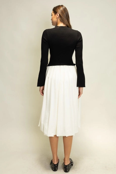 Black and White Classic Dress