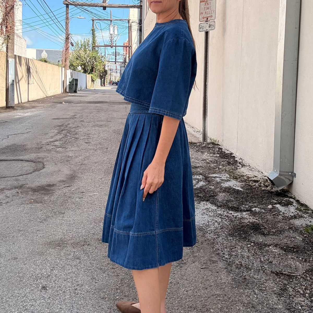 Blue Moon Denim Skirt (part of a set)