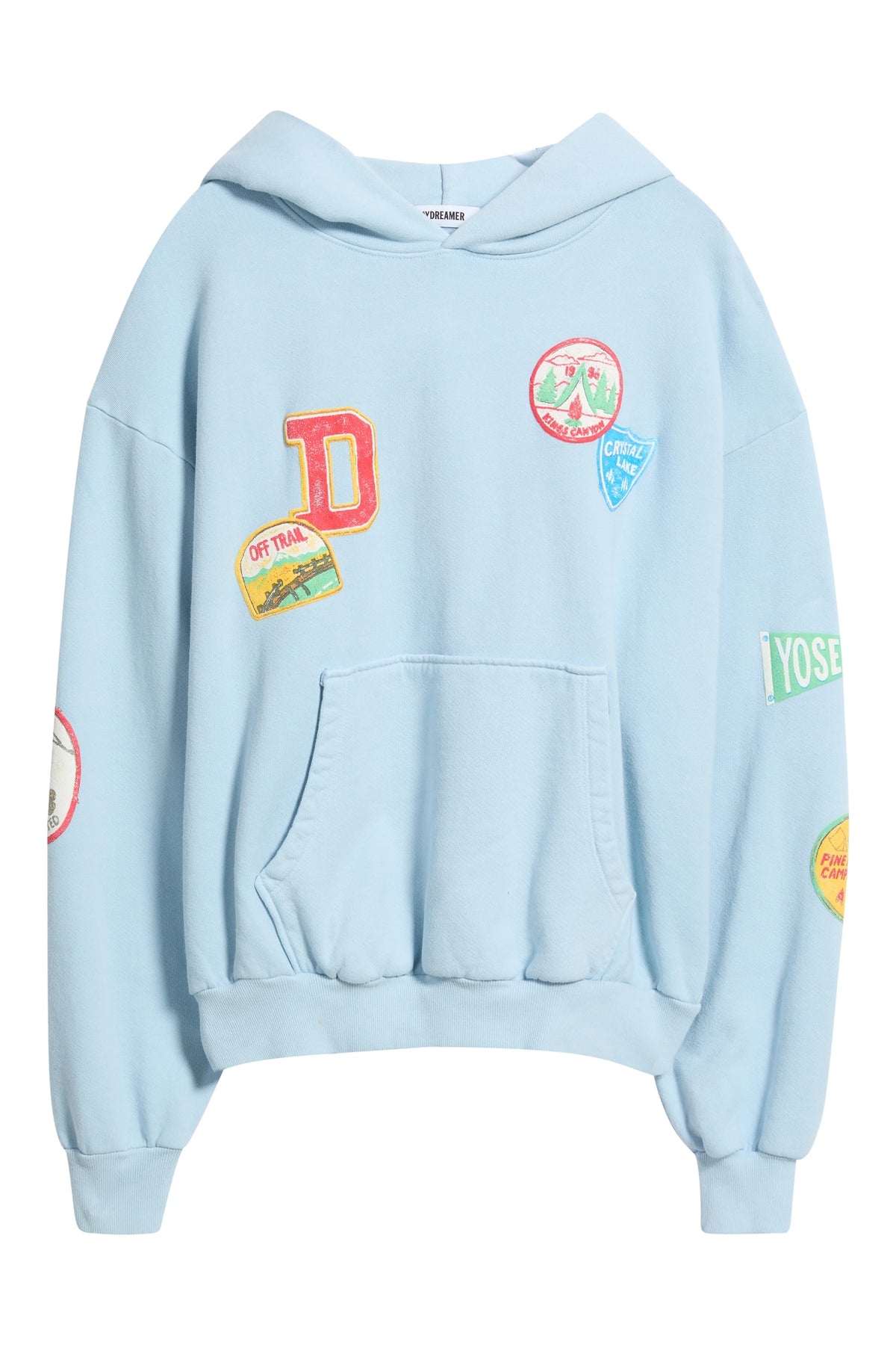 Camp Patches Oversized Hoodie - Daydreamer