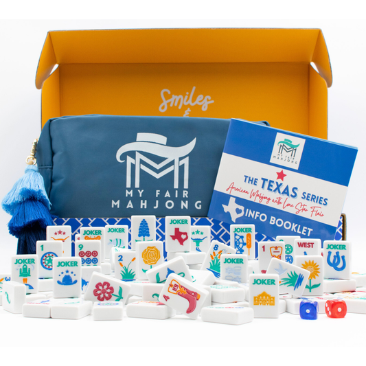 THE TEXAS SERIES  |  Mesquite White Mahjong with Lone Star Flair