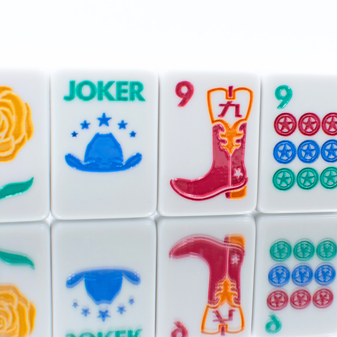 THE TEXAS SERIES  |  Mesquite White Mahjong with Lone Star Flair