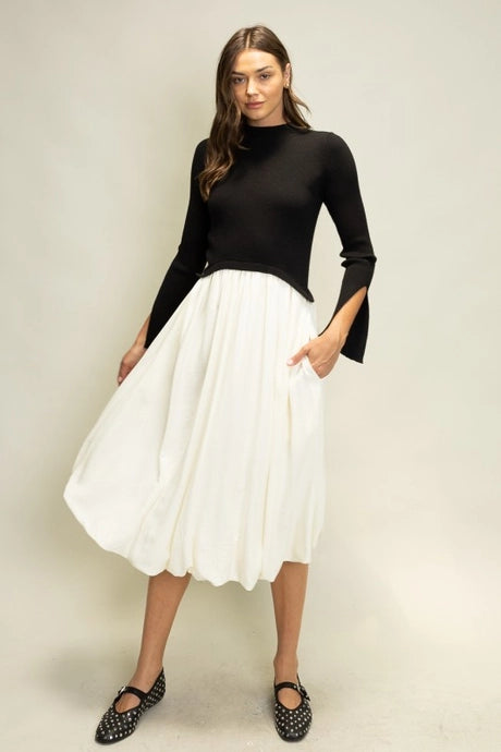 Black and White Classic Dress