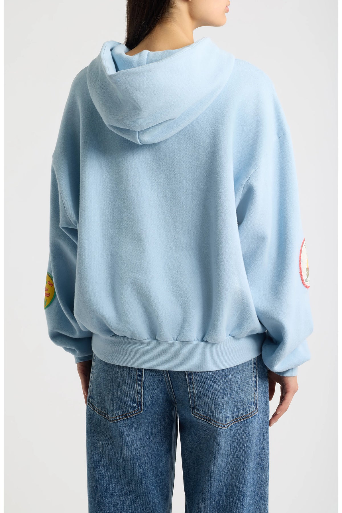 Camp Patches Oversized Hoodie - Daydreamer
