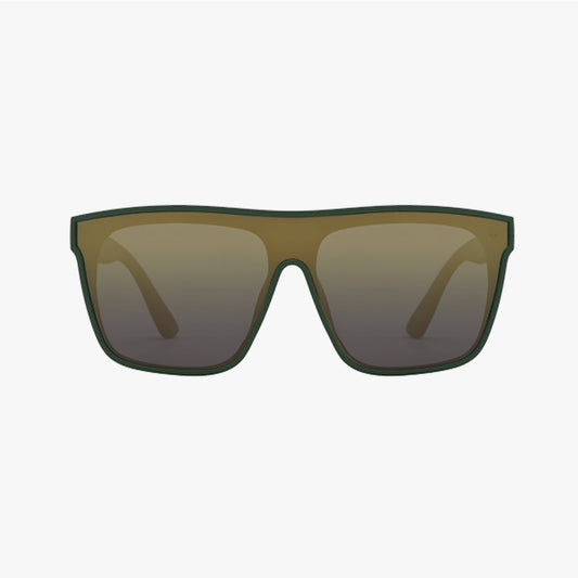 BIRCH BRONZE Polarized Oversized Shield Fashion Sunglasses