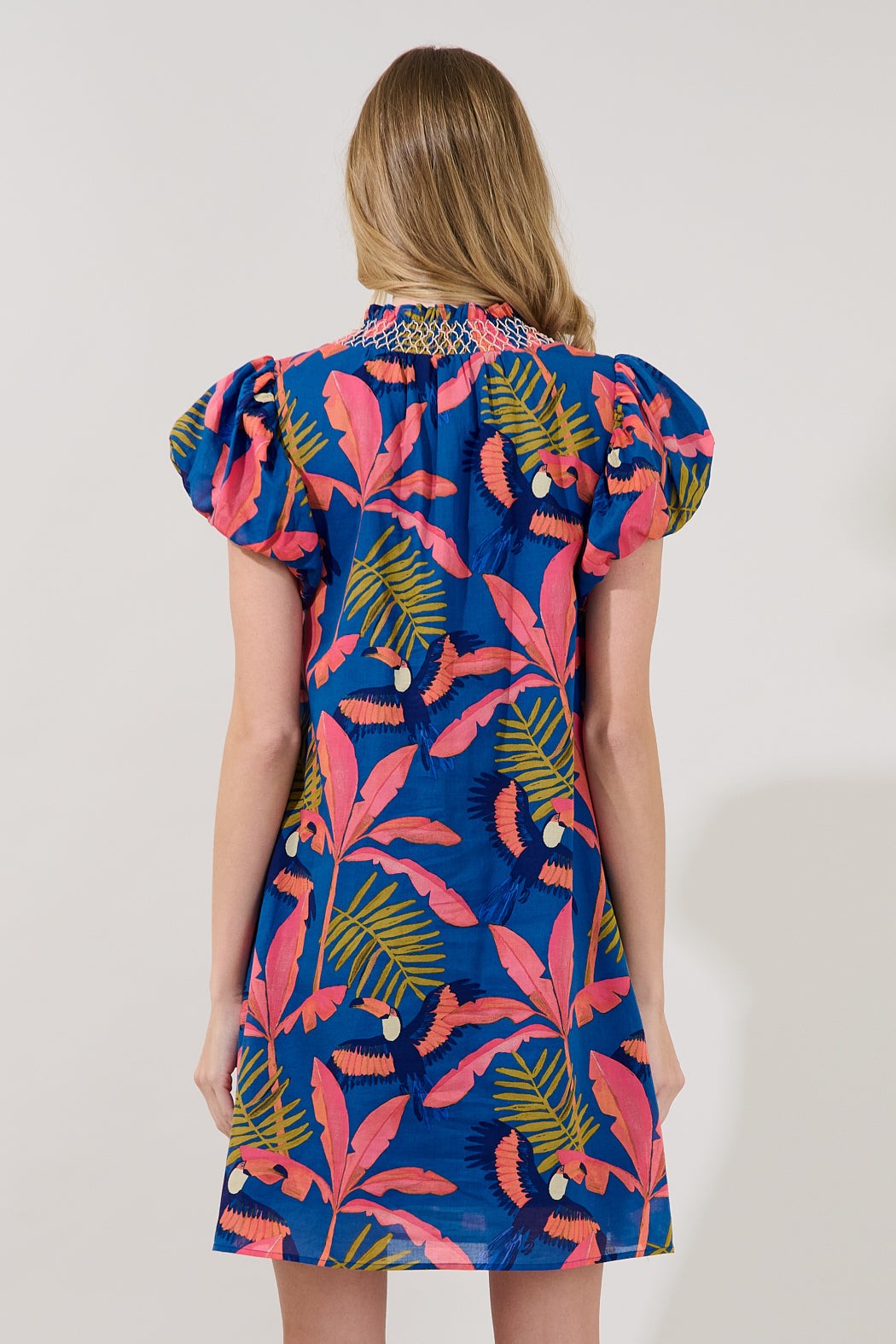 Vermina Tropical Shift Mini Dress