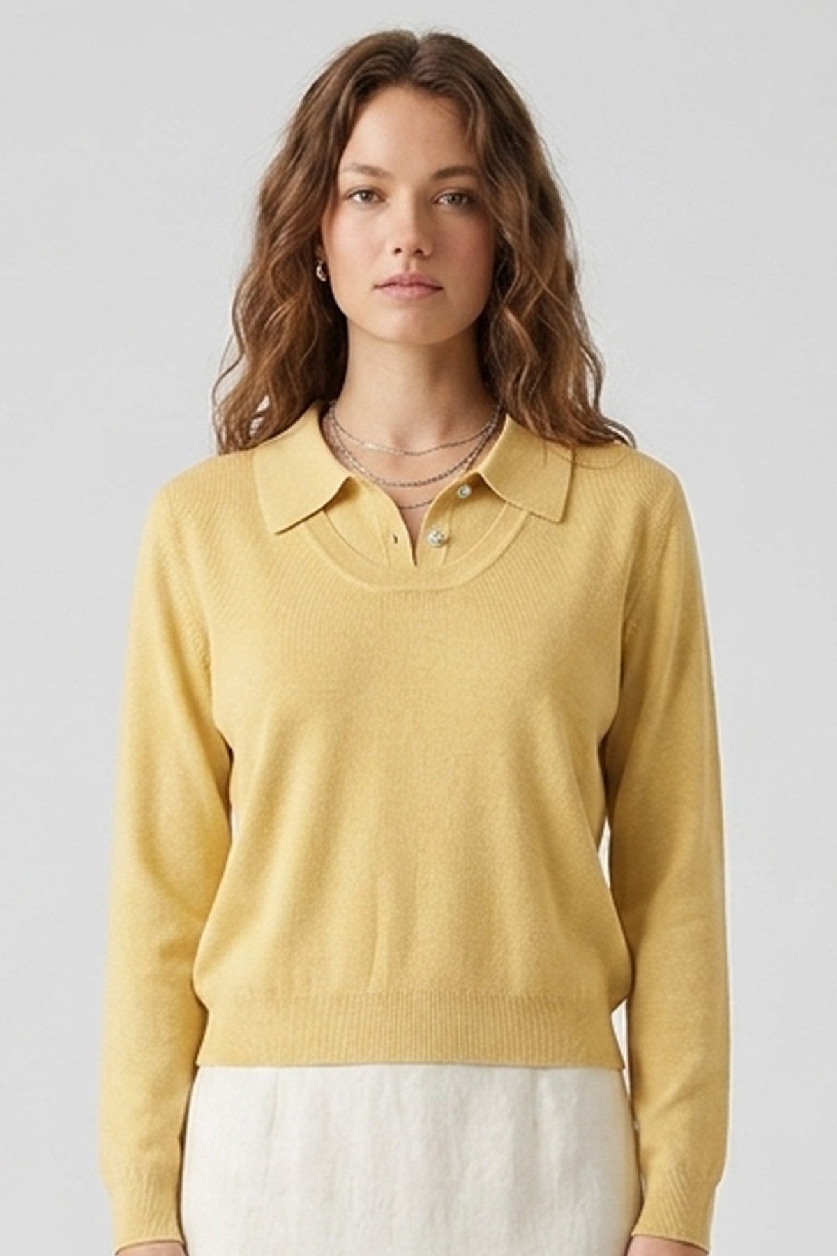 Golden Hour Collared Sweater