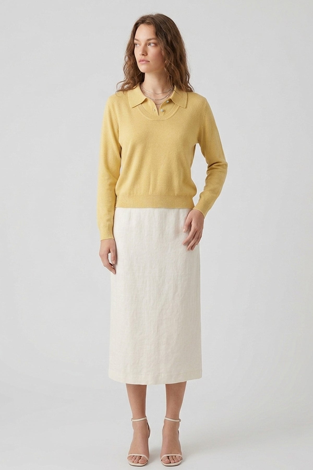 Golden Hour Collared Sweater