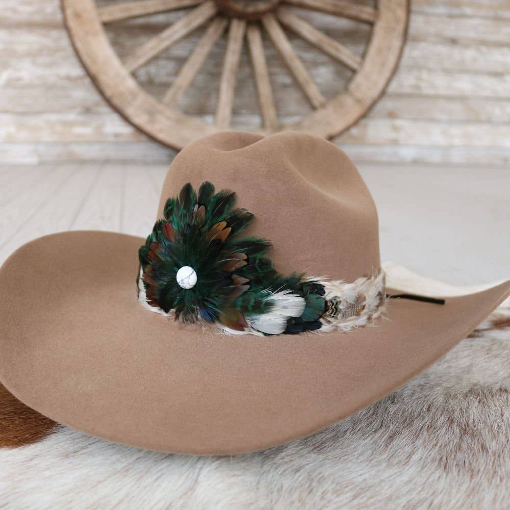 Royal Crest Feather HatBand