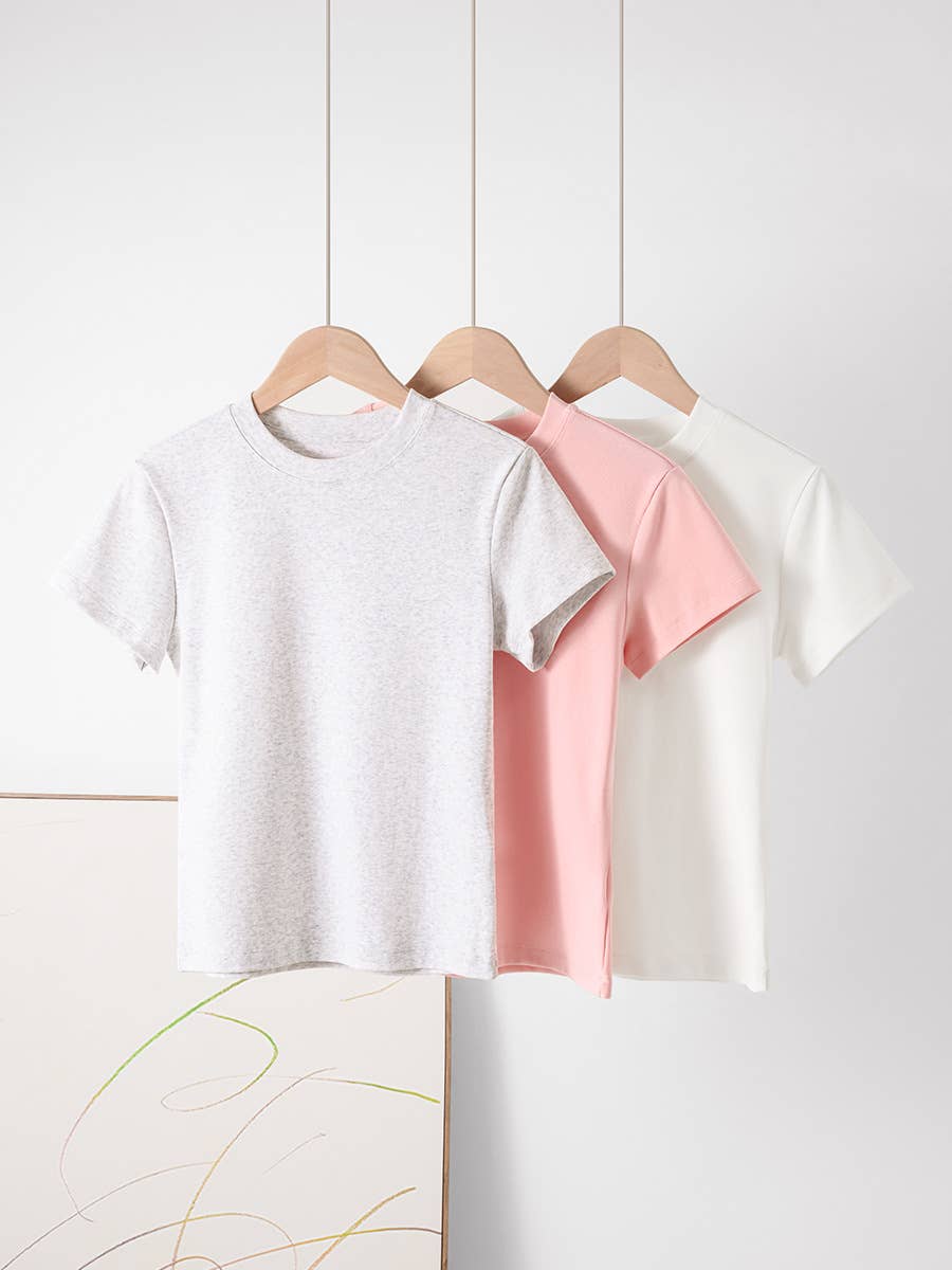 White Essential Crewneck Tee