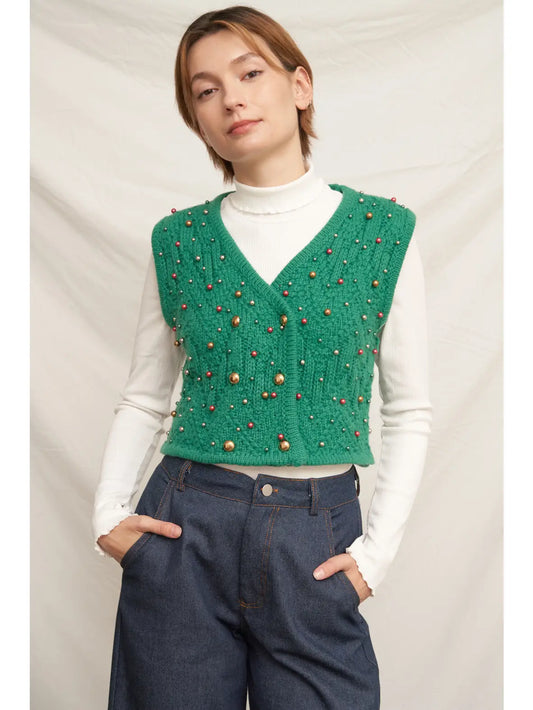 Christmas Tree Sweater Vest