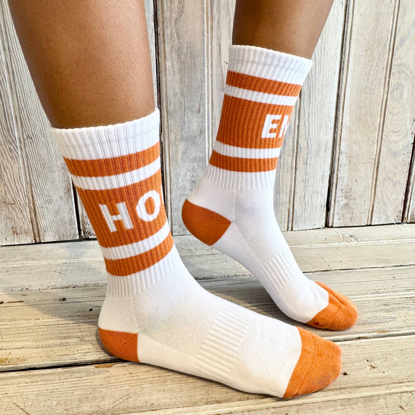 Hook Em Varsity Sock
