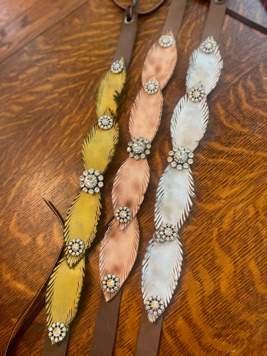 Leather Feather Hatband Bundle