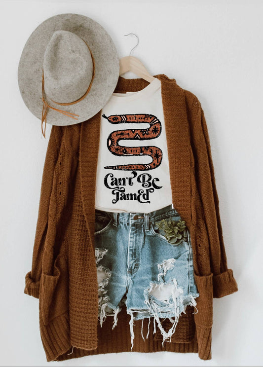 Can't Be Tamed Tee: S