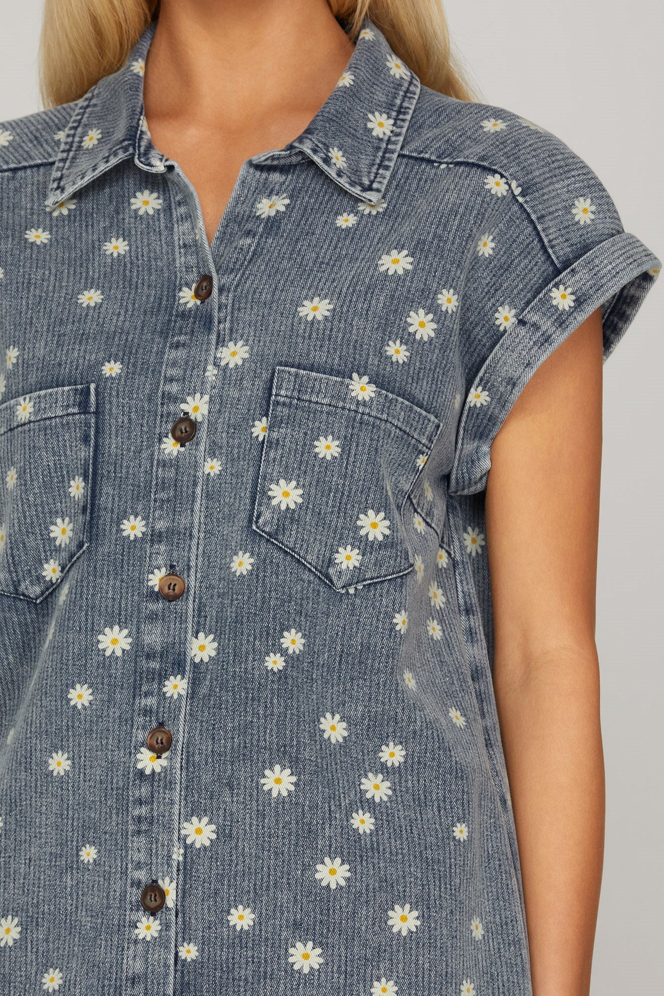 Sunflower Denim Dress