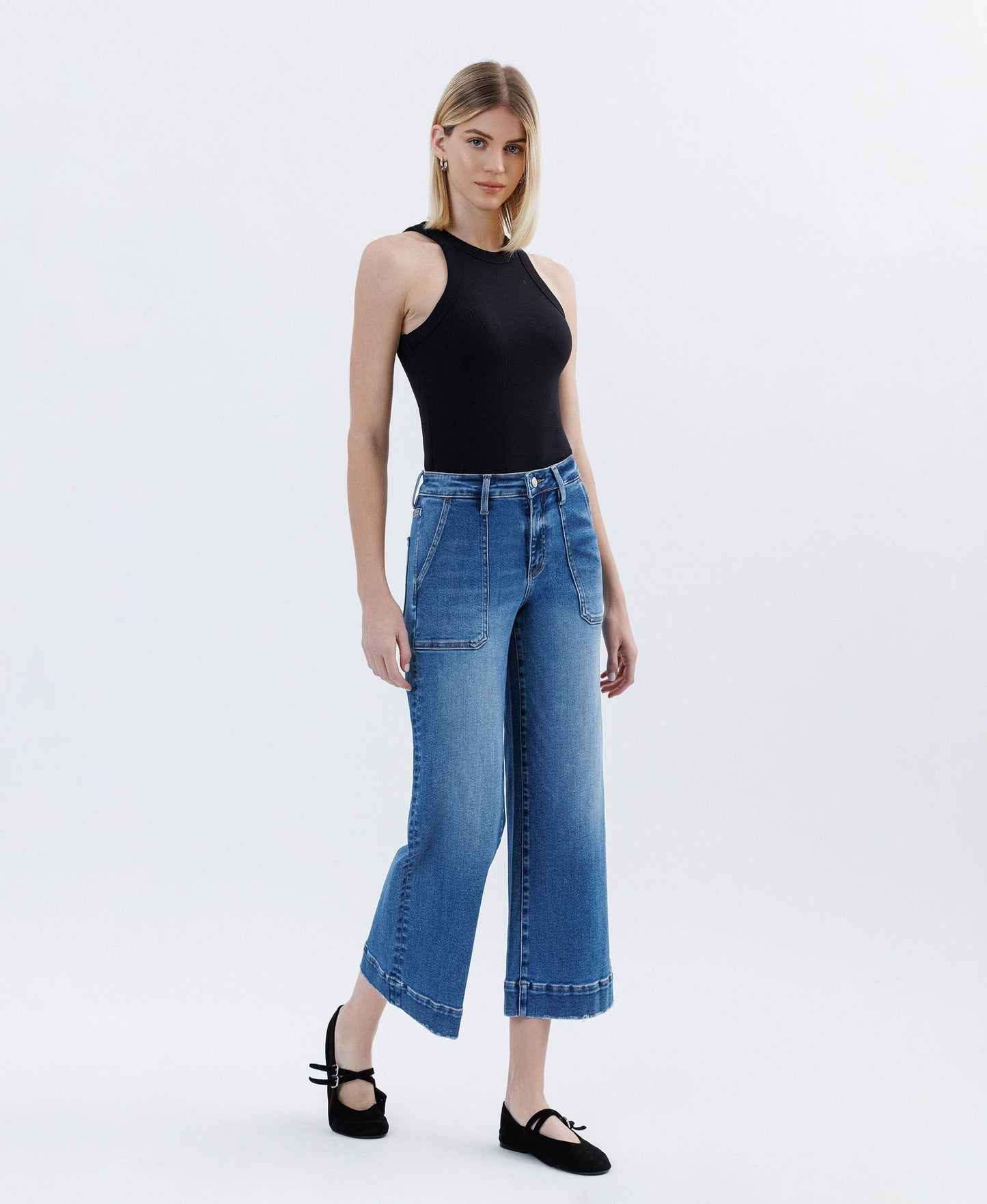Vervet High Rise Crop Jeans