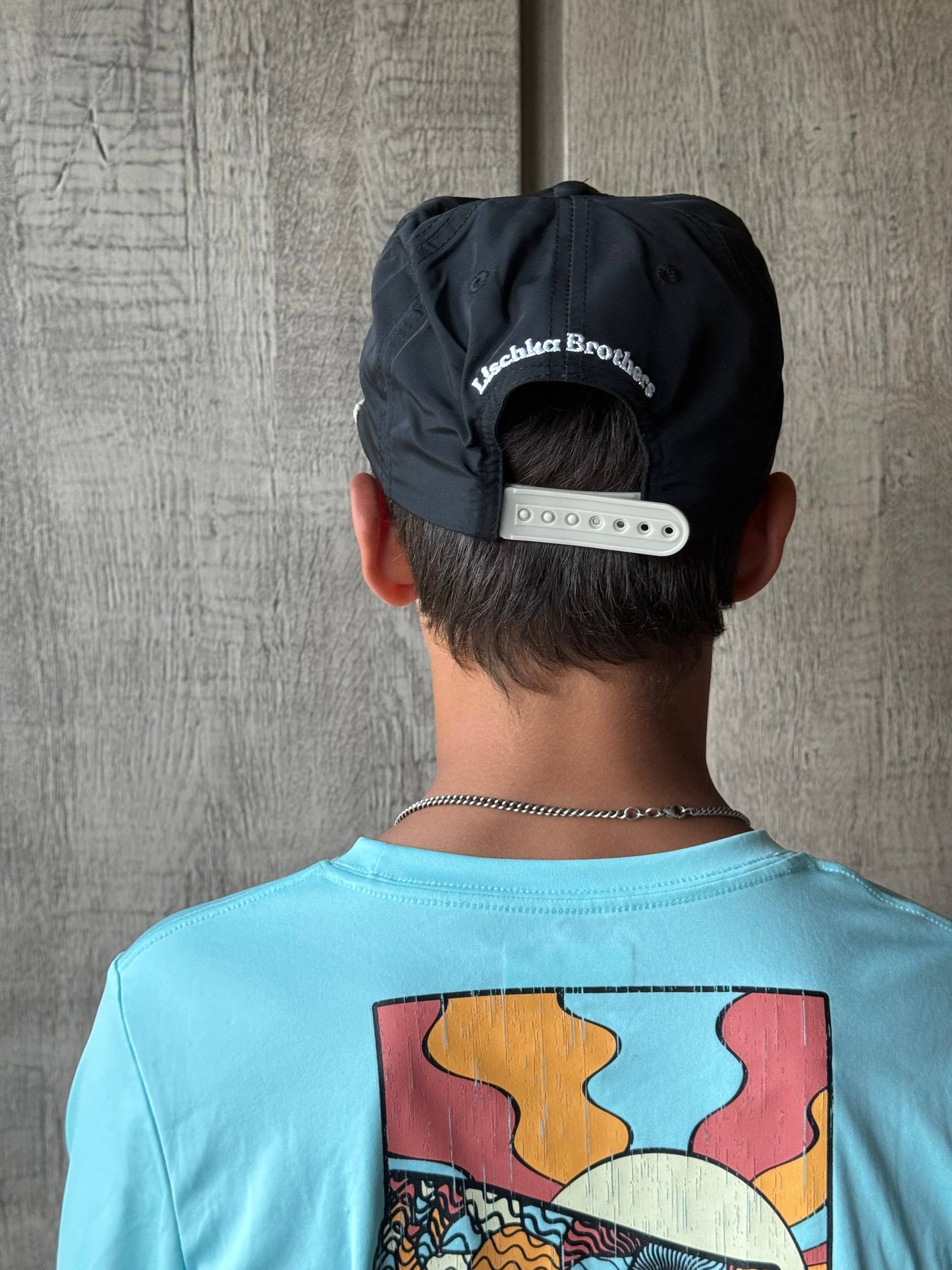 Black Drum Hat in Black