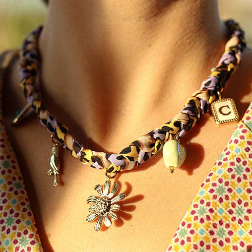 Bandana Necklace: Black