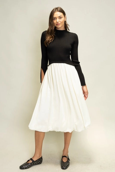 Black and White Classic Dress