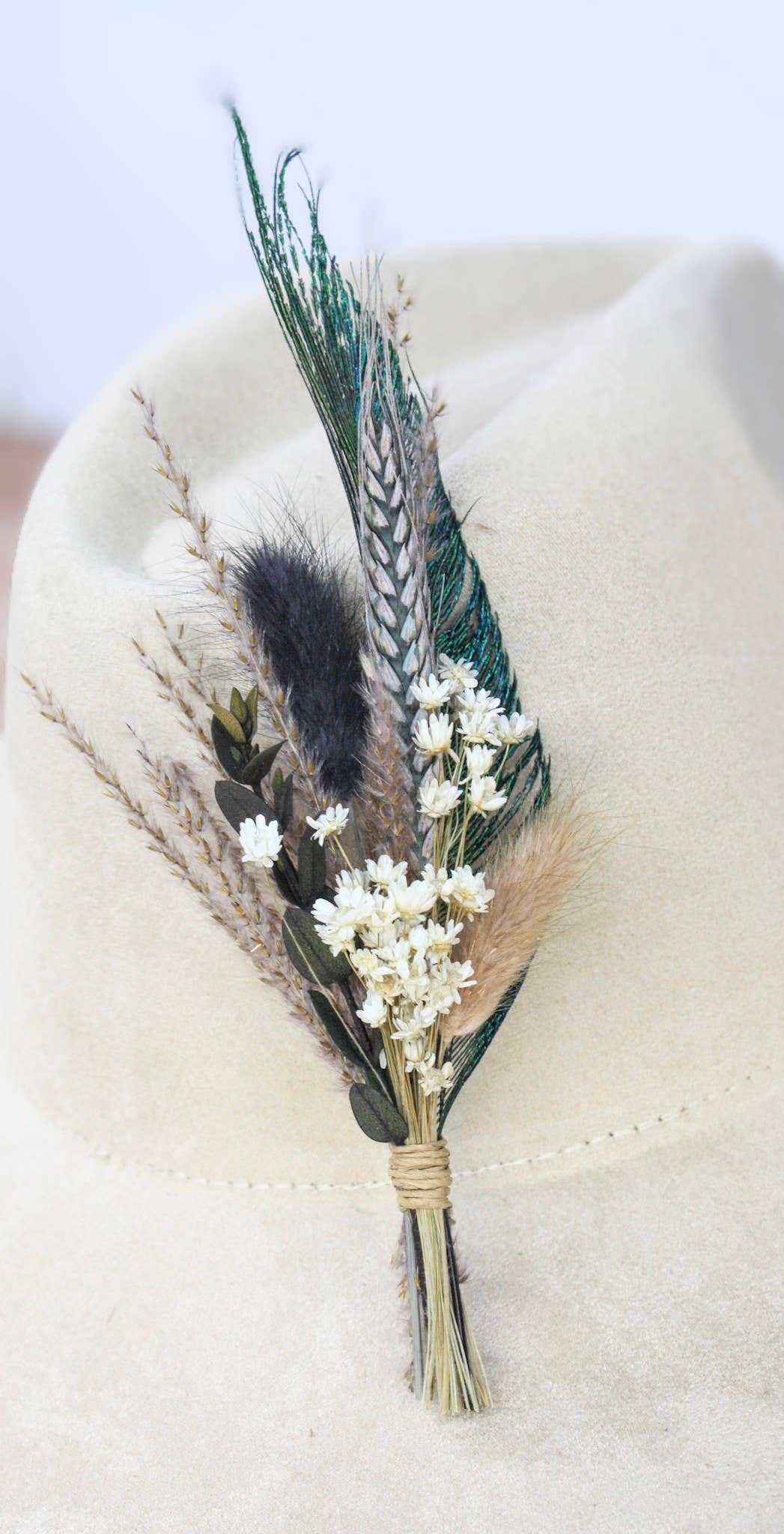 Florals and Feathers Classic BrimBud Hat Pin