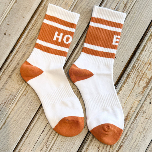 Hook Em Varsity Sock