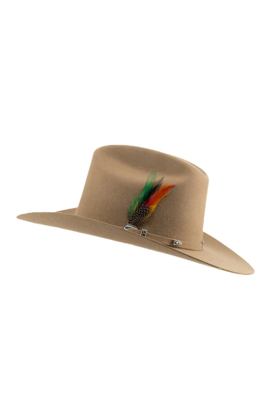 Khaki Fantasma Cattleman Wool Cowboy Hat