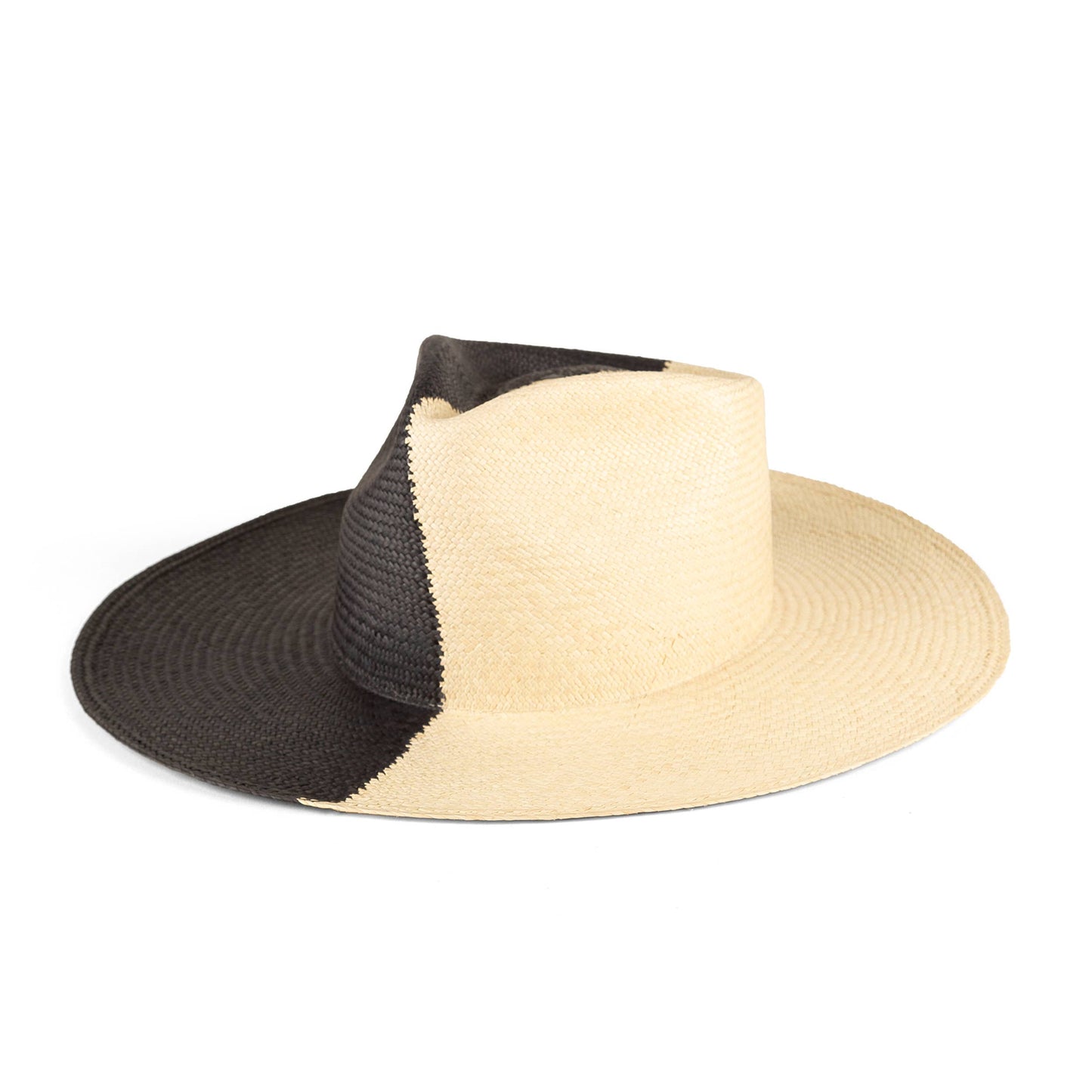 Sombra Black Two Tone, Resort Style Panama Hat