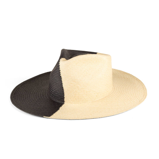 Sombra Black Two Tone, Resort Style Panama Hat