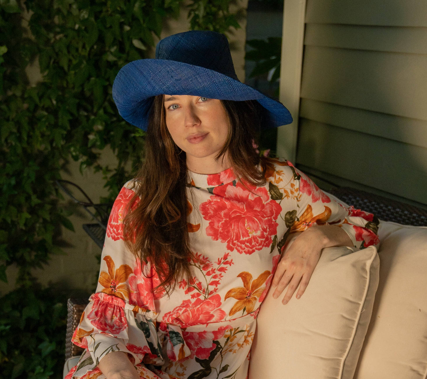 Monica 5" Natural  Wide Brim Solid Color Packable Straw Sun Hats