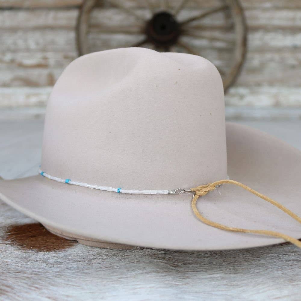 Western Beaded Hat Band - Celeste