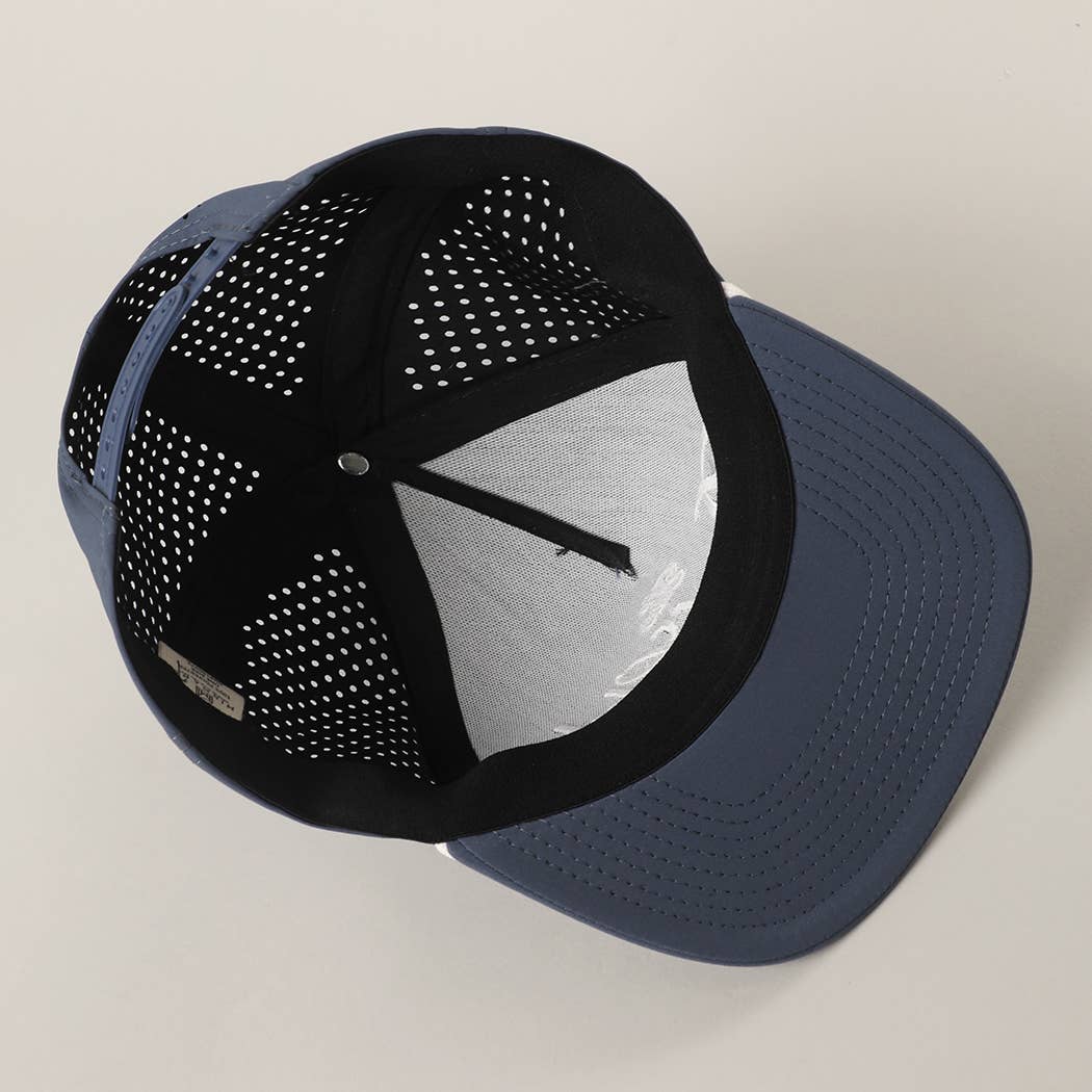 THE DAD CLUB Embroidered Premium Materials Trucker Hat: BLACK / One Size