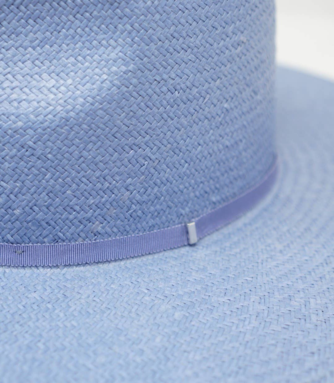 SIMONE Structured Straw Flat Brim Rancher Hat, Adjustable