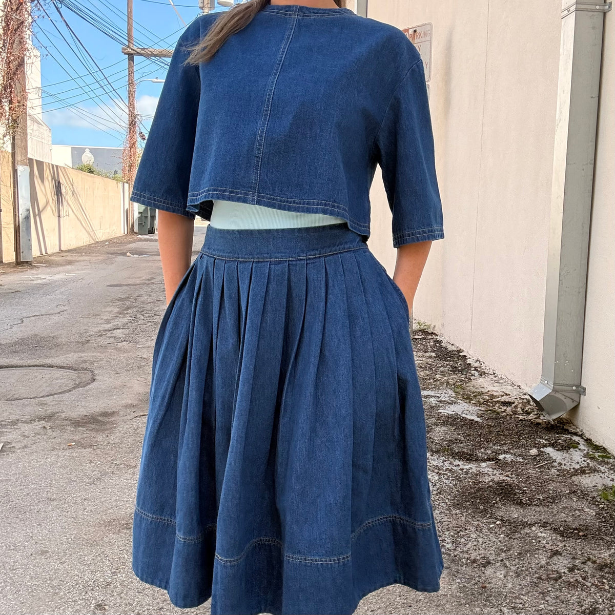 Blue Moon Denim Skirt (part of a set)