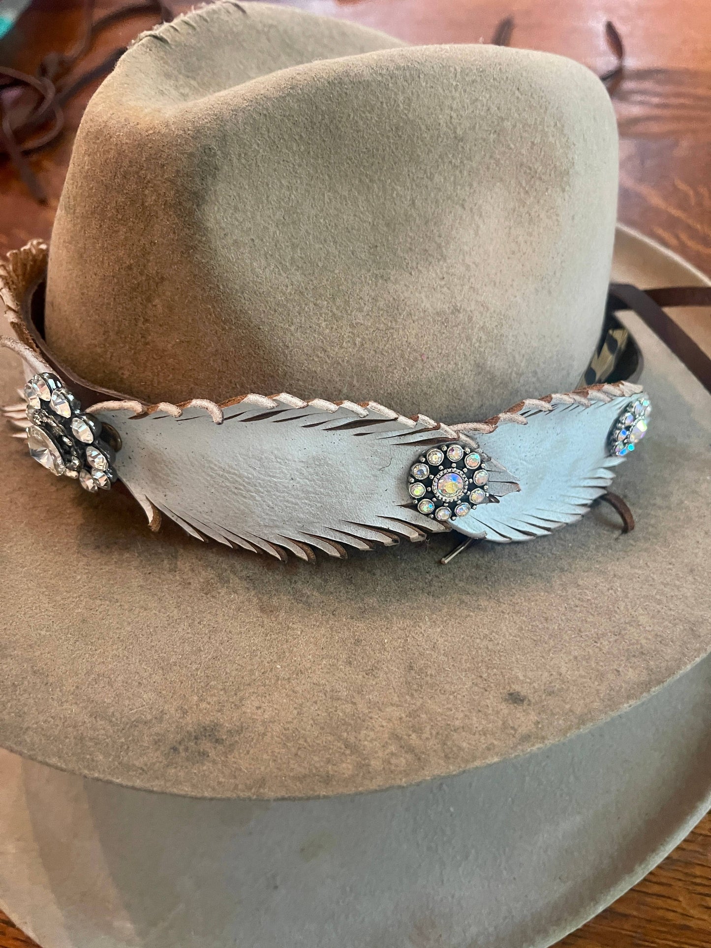 Leather Feather Hatband Bundle