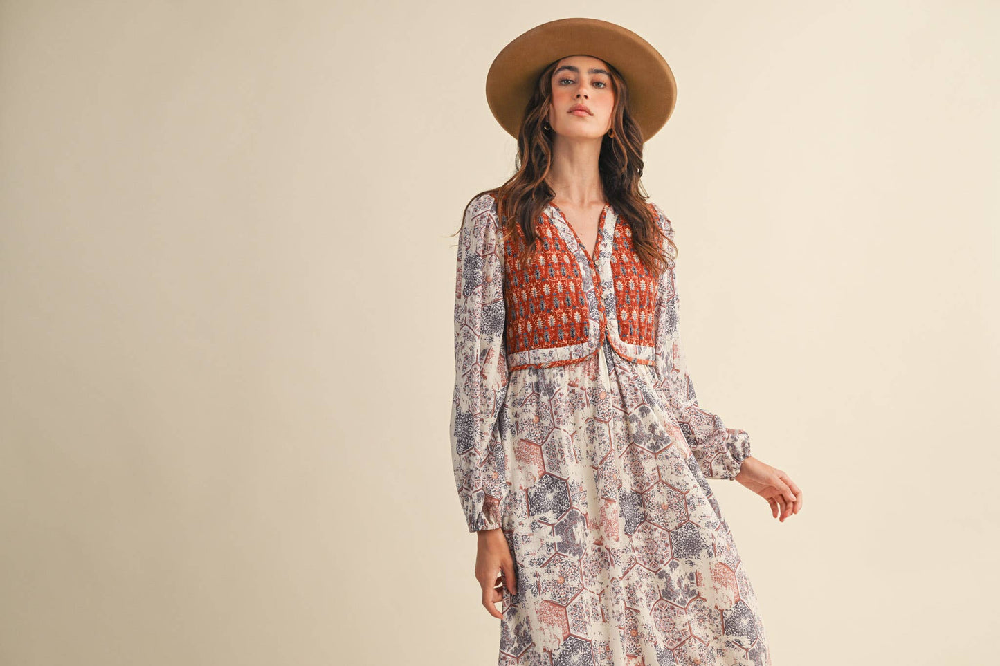 Quilted Vest Midi Dress