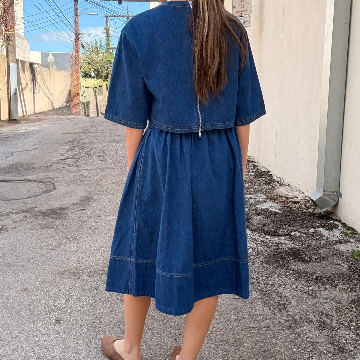 Blue Moon Denim Skirt (part of a set)