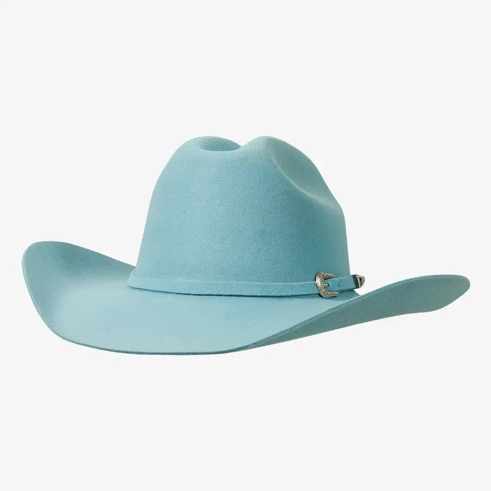 Turquoise Cattleman Wool Felt Western Cowboy Hat