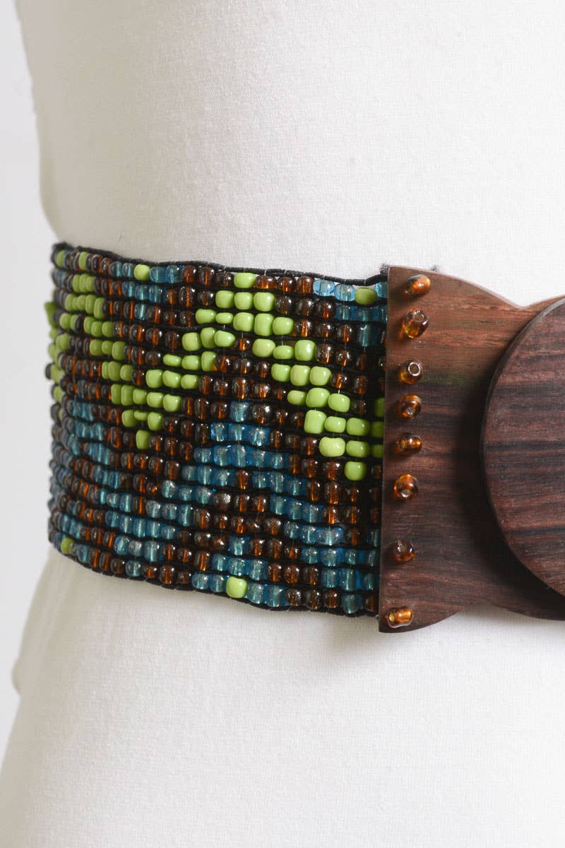 Bohemian Tribal Beaded Belt