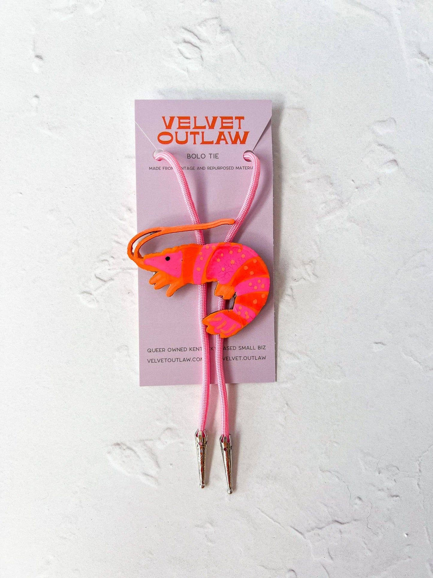 Shrimp Bolo Tie