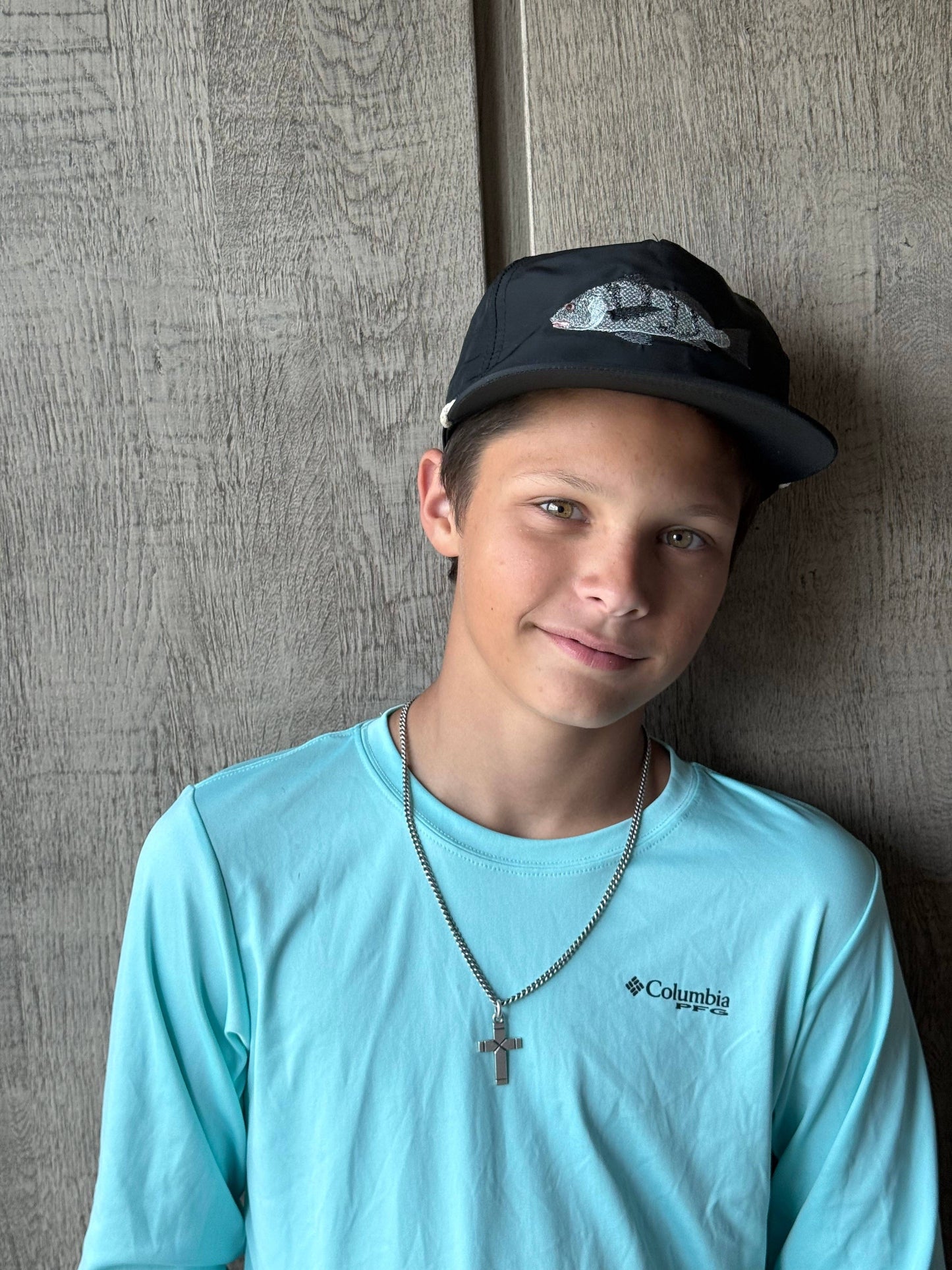 Black Drum Hat in Black