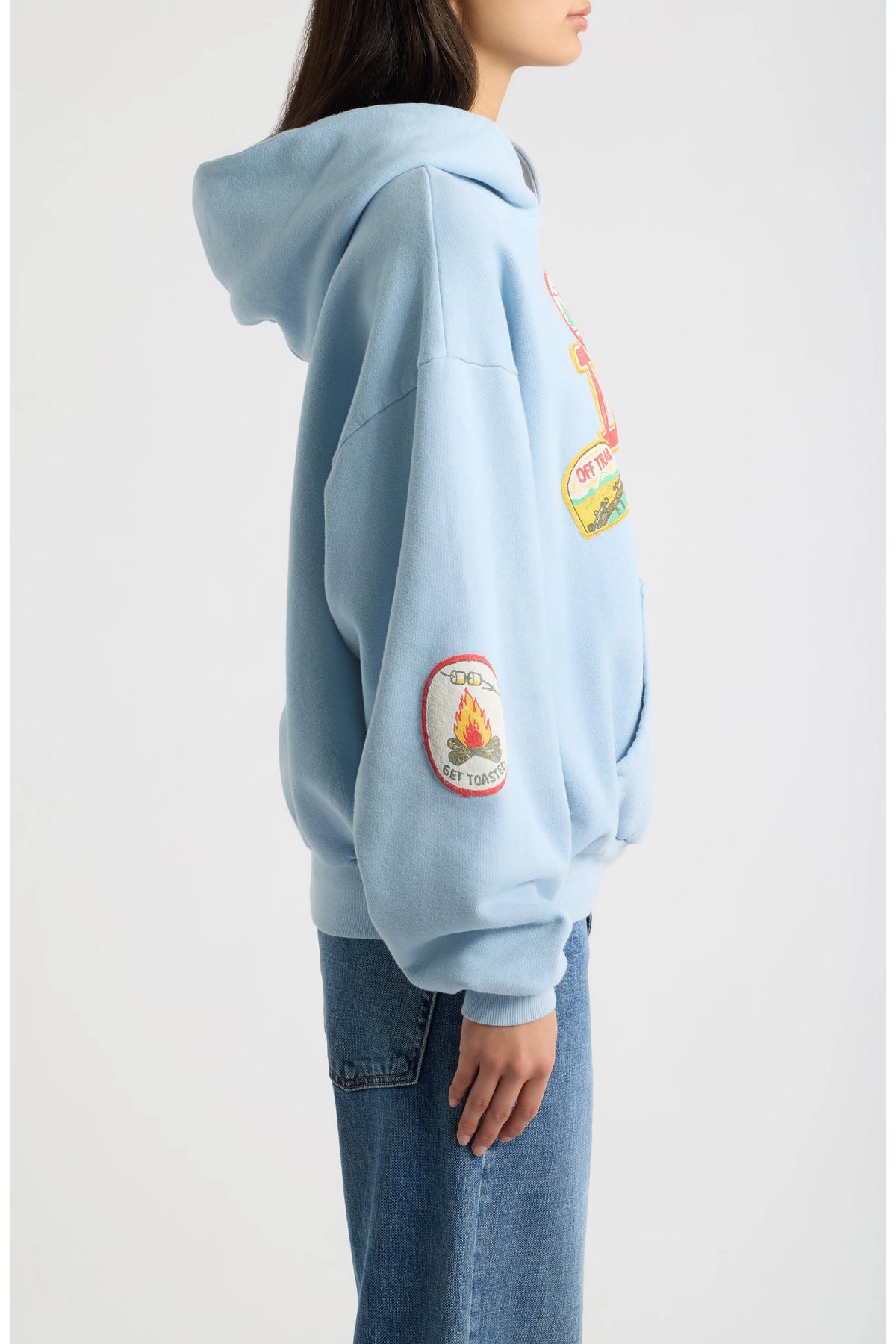 Camp Patches Oversized Hoodie - Daydreamer