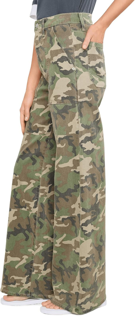 Far Out High Rise Wide in Hideaway - Daze Denim