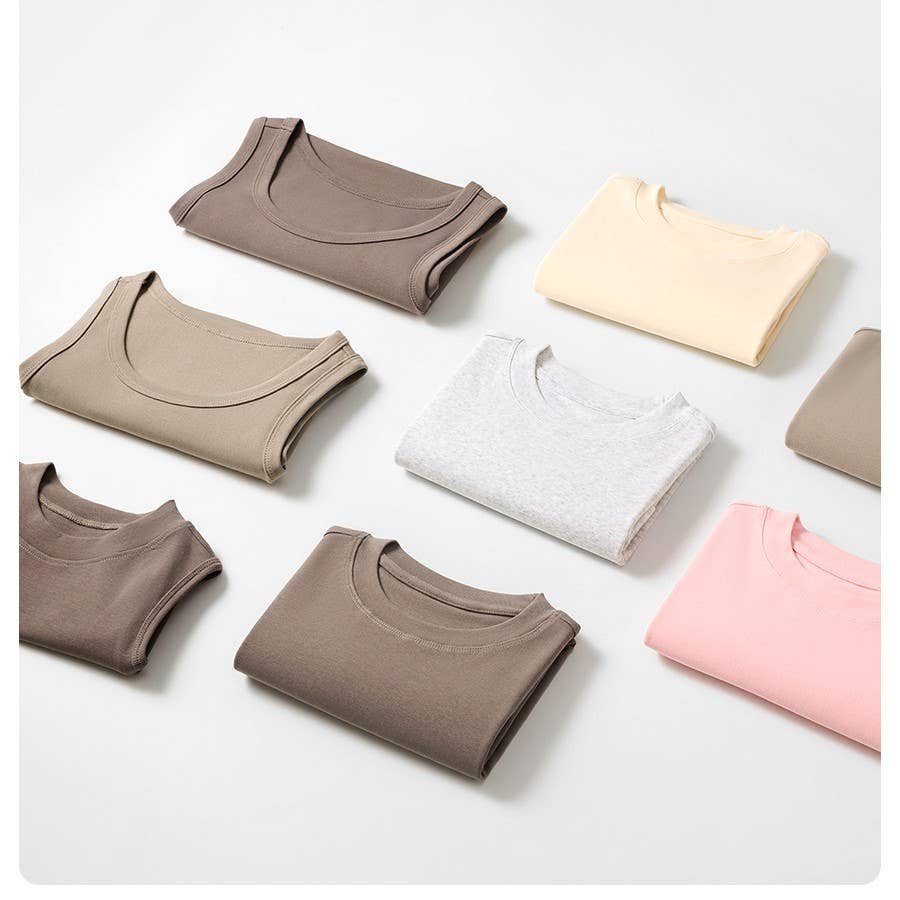 Beige Essential Crewneck Tee