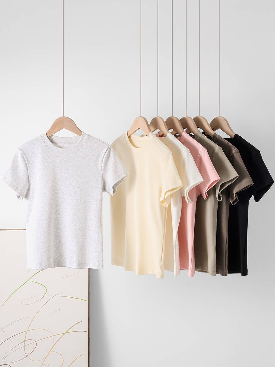 White Essential Crewneck Tee